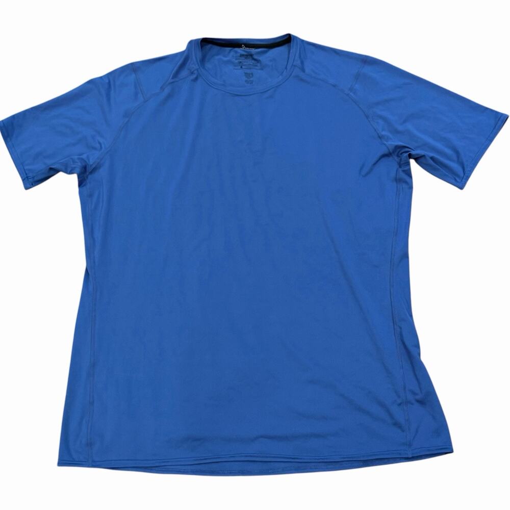 Patagonia Capilene 1 Silkweight Shirt XXXL Royal Blue Short Sleeve Performance